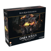 Dark Souls: Iron Keep Expansion - Dark Souls Iron Keep Expansion board game box with fiery armored knight and molten lava background.