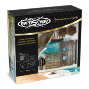 Heroscape: Shores of Valhalla Terrain Expansion (PREORDER) - Heroscape Shores of Valhalla terrain expansion box showing wooden ship elements and blue ocean base pieces.