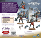 Heroscape: Army Expansion - Upgraded Necrotech Reavers (PREORDER) - Set of six unpainted gray plastic miniatures depicting futuristic armored warriors with weapons and mechanical limbs on.
