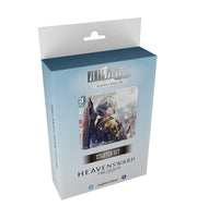 Final Fantasy TCG: Heavensward Starter Deck (PREORDER) - Final Fantasy TCG Heavensward Starter Deck box with blue and white gradient and fantasy warrior artwork on front.