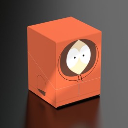 Squaroes: 100+ Deckbox - South Park - Kenny - Orange rectangular deck box with a stylized South Park Kenny face on the front, smooth matte finish.