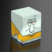 Squaroes - Boulder 100+ - SpongeBob SquarePants - Squidward - Light gray square deck box with Squidward's face and yellow shirt design from SpongeBob SquarePants.