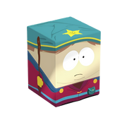 Squaroes: 100+ Deckbox - South Park - Grand Wizard Cartman - Square deck box featuring South Park’s Grand Wizard Cartman design with blue, red, and beige colors.