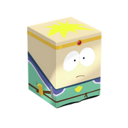 Squaroes: 100+ Deckbox - South Park - Paladin Butters - Compact square deck box featuring Paladin Butters from South Park with beige, green, and blue colors and a yellow crown.