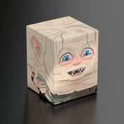 Squaroes Boulder 100+: The Lord of the Rings - Gollum - Square deck box featuring detailed cartoon-style Gollum face with large eyes, pointed ears, and sharp teeth.