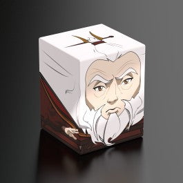 Squaroes 100+ Boulder: Avatar The Last Airbender - Avatar Roku - White rectangular deck box featuring a detailed illustration of Avatar Roku with white hair and beard.