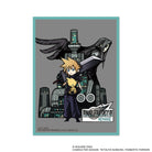 Final Fantasy TCG: Cloud Sleeves 100CT - Rectangular card sleeves with turquoise borders featuring chibi Cloud Strife and Sephiroth characters from Final Fantasy VII