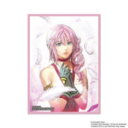 Final Fantasy TCG: Serah Sleeves 100CT - Card sleeves featuring a pink-haired female character with purple eyes and a flowing pink border.