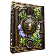 D&D 5E: Strangelight Workshop: Core Rulebook - D&D 5E rulebook with steampunk-style cover featuring gears, glowing green and blue magical flames, and a central lantern.