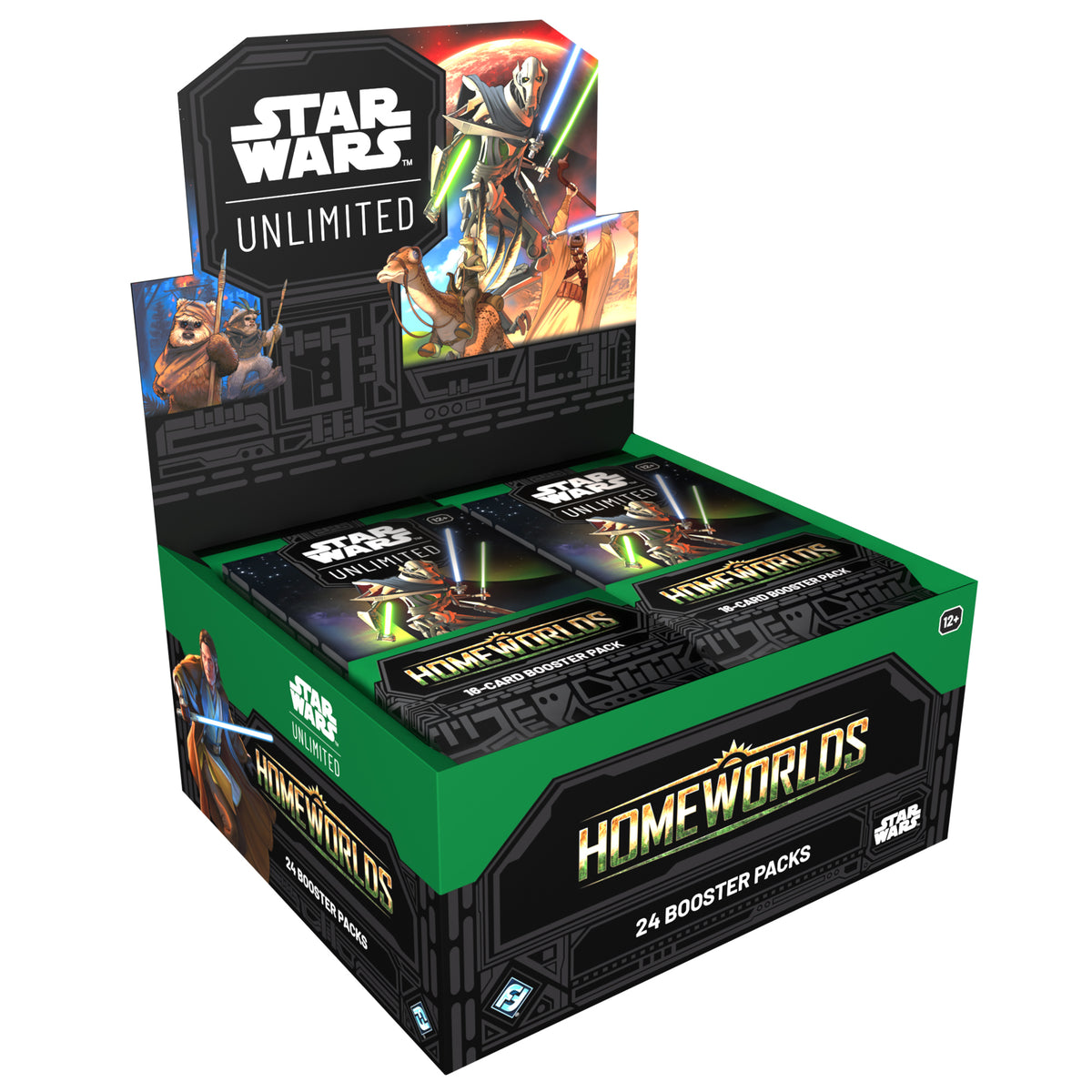 Star Wars: Unlimited - Homeworlds Booster Display