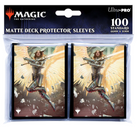 Ultra Pro Sleeves - MTG March of the Machine V1 - The Gathering Ultra Pro matte deck protector sleeves featuring angelic warrior artwork from March of the Machine, 100 count, .