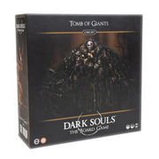 Dark Souls: Tomb of Giants - Dark Souls Tomb of Giants cooperative board game box with dark, eerie skeletal figure artwork.