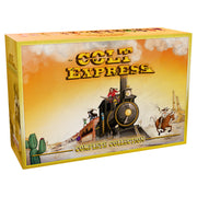 Colt Express: The Complete Collection (PREORDER) - Yellow and orange board game box featuring a Wild West train and cowboys, labeled Colt Express Complete Collection.