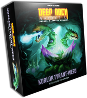 Deep Rock Galactic: Korlok Tyrant-Weed Miniature Expansion - Deep Rock Galactic Korlok Tyrant-Weed Miniature Expansion box with green alien plant creature artwork and dark background.
