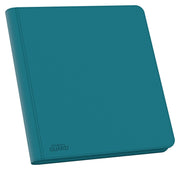 Ultimate Guard 24-Pocket Zipfolio XenoSkin - Petrol - Petrol blue zippered binder with smooth XenoSkin texture and embossed Ultimate Guard logo.