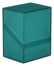 Ultimate Guard Boulder 80+ Deck Case - Malachite - Malachite green sturdy rectangular deck case with smooth matte finish and subtle logo embossing.