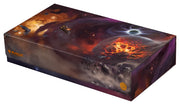 Omnihive 1000+ Xenoskin Deck Case: Magic the Gathering: Edge of Eternities - Rectangular Magic the Gathering deck box with fiery cosmic artwork in dark reds and purples, featuring a glowing sun and.