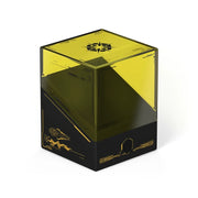 Ultimate Guard Boulder 100+: Magic the Gathering: Edge of Eternities - Sunstar - Yellow and black rigid card deck box with geometric design and fantasy artwork on the base.