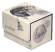 Ultimate Guard Sidewinder 100+: Harry Potter - Luna Lovegood - Rectangular cream-colored deck box with textured surface featuring Harry Potter logo, Luna Lovegood illustration on top, and