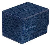 Ultimate Guard Sidewinder 100+: Magic the Gathering: Avatar The Last Airbender - Blue Mana - Dark blue deck box with intricate swirling patterns, embossed water symbol, and "Magic" logo on the side.