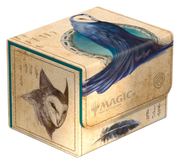 Ultimate Guard Sidewinder 100+: Magic the Gathering: Avatar The Last Airbender - Wan Shi Tong, Librarian - Beige and teal rectangular card storage box with Wan Shi Tong owl illustration and Magic The Gathering branding.
