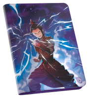 Ultimate Guard 9-Pocket ZipFolio: Magic the Gathering: Avatar The Last Airbender - Azula - Purple zippered card folio featuring Azula from Avatar The Last Airbender in dynamic pose with blue lightning effects.