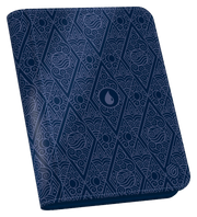 Ultimate Guard 4-Pocket ZipFolio: Magic the Gathering: Avatar The Last Airbender - Blue Mana (PREORDER) - Dark blue zippered folio with intricate geometric patterns and a central blue mana water drop symbol.