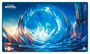 Ultimate Guard Playmat: Magic the Gathering: Avatar The Last Airbender - Aang's Iceberg - Rectangular playmat featuring vibrant blue and icy white tones with a large swirling water dome centerpiece and jagged ice.