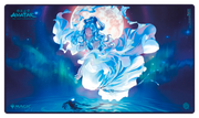 Ultimate Guard Playmat: Magic the Gathering: Avatar The Last Airbender - Yue Moon Spirit - Playmat with ethereal blue and white depiction of Yue Moon Spirit floating against a glowing full moon and dark starry sky.
