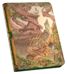 Ultimate Guard 18-Pocket Zipfolio 360 Xenoskin: Lorwyn Eclipsed - Forest - Forest-themed zipfolio with intricate twisted tree art, earthy tones, and zip closure.