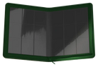Ultimate Guard 18-Pocket Zipfolio 360 Xenoskin: Lorwyn Eclipsed - Forest - Forest green zipfolio with 18 transparent card pockets, textured synthetic exterior, and zipper closure.