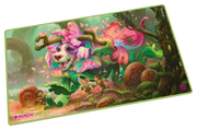 Ultimate Guard Playmat: Lorwyn Eclipsed - Vibrance - Playmat with vibrant fantasy art featuring a colorful, flower-adorned creature in a lush, green forest setting.