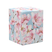 Ultimate Guard Boulder 100+: Floral Places - Cherry Blossom (PREORDER) - Rectangular storage box with light blue background and pink cherry blossom floral pattern.
