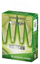 Ultimate Guard Art Sleeves: Teenage Mutant Ninja Turtles - Turtle Planeswalker Symbol - The Gathering branding, featuring a stylized turtle planeswalker symbol.