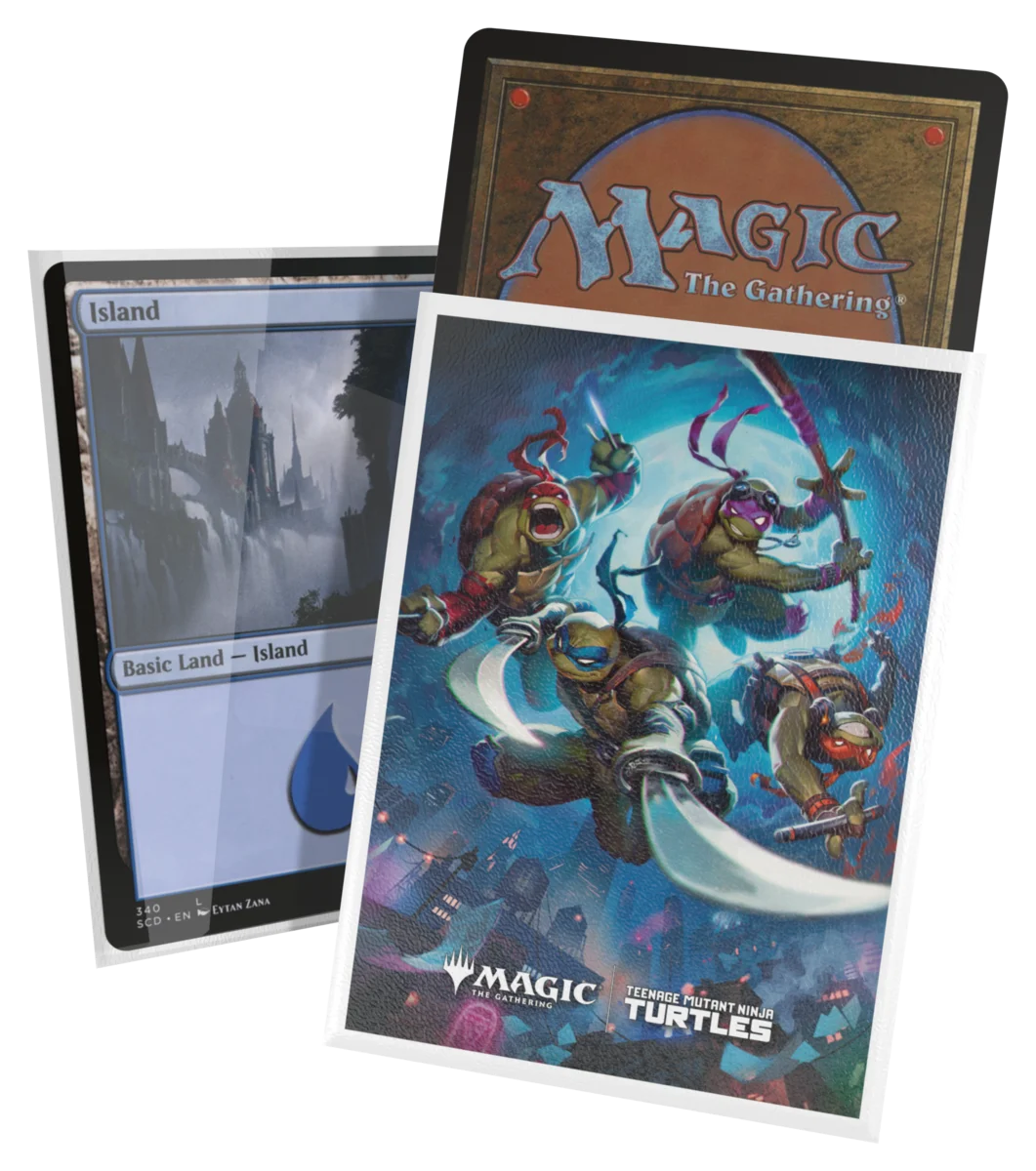 Ultimate Guard Art Sleeves: Teenage Mutant Ninja Turtles - Heroes in a Half Shell - The Gathering cards.