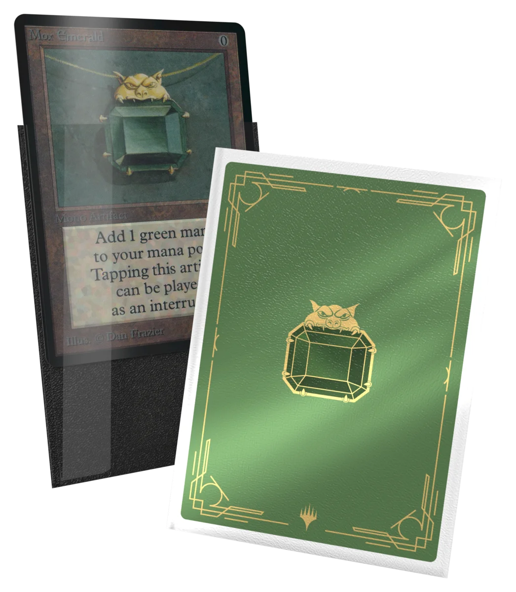 Ultimate Guard Art Sleeves: Magic: The Gathering "Mox Collection" - Emerald (PREORDER)
