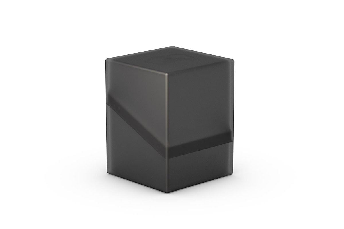 Ultimate Guard Boulder 100+ Deck Case - Onyx - Black matte Ultimate Guard Boulder 100+ deck case with smooth, sleek finish and rectangular shape.