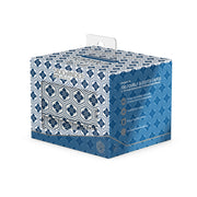 Ultimate Guard Katana: The Shogun's Journey Part II Sidewinder 100+ Xenoskin - Kikko (White / Blue) - White and blue hexagonal patterned deck box with Xenoskin Kikko texture and Sidewinder branding.