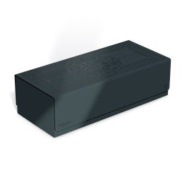 Ultimate Guard Arkhive 1000+ Xenoskin Magic: The Gathering "Guild Summit - Matte black rectangular deck box with subtle embossed geometric patterns and smooth finish.