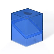 Ultimate Guard Hybrid Boulder 100+: Magic the Gathering Mana Edition - Island - Translucent blue rectangular deck box with a water drop emblem on the lid, smooth plastic material, designed to hold cards.