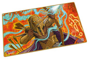 Ultimate Guard: Play-Mat Magic: The Gathering - Aetherdrift - Ketramose, the New Dawn - Colorful gaming playmat featuring a golden archer warrior shooting a glowing blue arrow with red, orange, and purple.