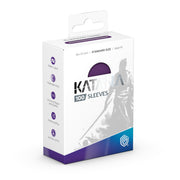 Katana Standard Sleeves 100 ct - Iris bloom - White and purple box of Katana Standard Sleeves with iris bloom design, 100 card sleeves inside.