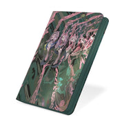 Ultimate Guard Zipfolio: 360 Xenoskin Magic: The Gathering Duskmourn - Mirror Room - Dark green zipfolio with glossy, distorted pink and purple abstract patterns on the cover.