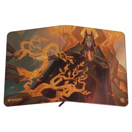 Magic the Gathering: Tarkir Dragonstorm: Abzan Devotee 9-pocket Zipfolio - The Gathering logo.