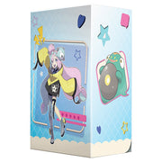 Deck Box: Pokémon: Iono & Bellibolt Full View - Colorful rectangular deck box featuring Pokémon characters Iono and Bellibolt with blue background and star accents.