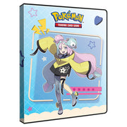 Binder: 9-Pocket: Portfolio: Iono & Bellibolt - Light blue Pokemon trading card binder with a colorful anime character and 9-pocket portfolio design.
