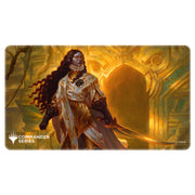 Ultra Pro Stitched Edge Playmat: Magic the Gathering: Commander Series - Elenda, the Dusk Rose - Magic the Gathering Commander Series playmat with detailed fantasy artwork of a regal woman in white robes against a golden,