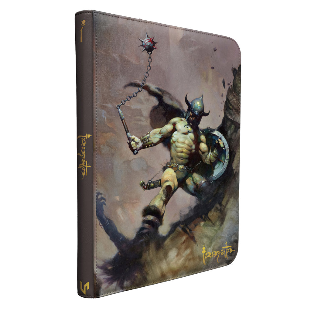 Ultra Pro 9-Pocket Zippered PRO Binder: Frank Frazetta - Warrior with Riftgate Ultra Pro 9-Pocket Zippered PRO Binder: Frank Frazetta - Warrior with Riftgate