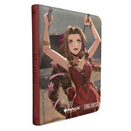 Ultra Pro Premium 9-Pocket Zippered Binder - Magic: The Gathering Final Fantasy - Aerith Gainsborough (PREORDER) - The Gathering branding.
