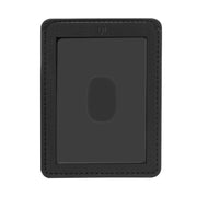 Ultra Pro Card Pocket: Patchcraft - Black - Black slim card pocket with transparent ID window and stitched edges.